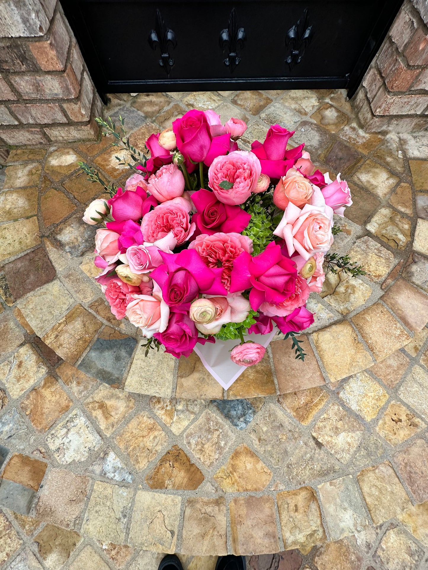 Hand Crafted Pink floral Arrangement